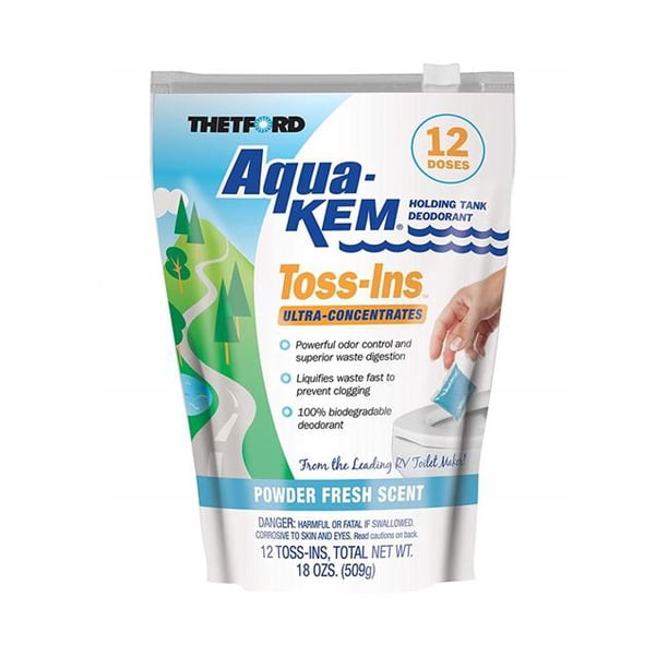 Thetford 96559 Aqua Kem TossIns RV Holding Tank Treatment, Morning Sky