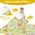 thumbnail image 3 of Pioneer Flower Floral Print Pattern Toddler Nap Mats for Kids Preschool,Sleeping Mat Bag or Kids,Toddler Sleeping Bag,Toddler Nap Mat or Daycare, 3 of 6