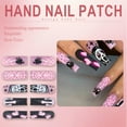 thumbnail image 3 of RAGUPEL 24Pcs Glue on Nails for Women,Rhinestone-Studded Square Nail Tips,Hand-Painted Spider Pattern Fake Nails,Cute Press on Nails for Daily Life,Dating,Party,Taking Pictures,Style2, 3 of 7