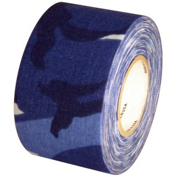 Camo Blue Cloth Hockey Stick Tape 2 inch x 20 yards