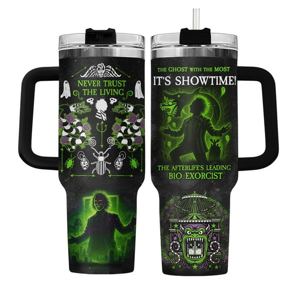 Vaso GEPOSTORE inspirado en el terror Gothic Afterlife de 1,2 L con asa