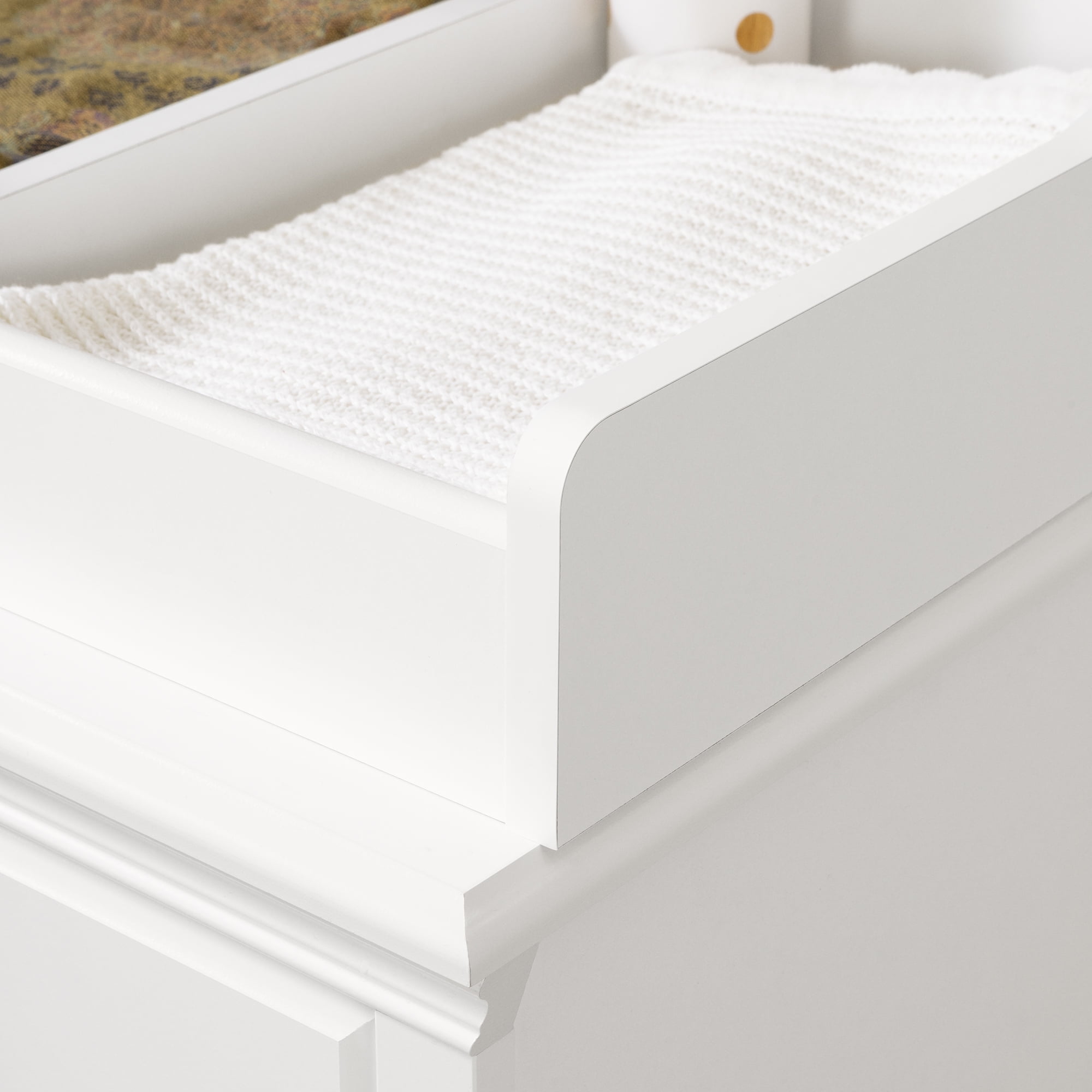 South Shore Cotton Candy Changing Table with Station for Infant, in Pure White
