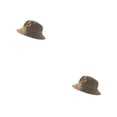 thumbnail image 4 of QualitChoice Comfortable Bucket Hat Fishermen Caps Clothes Decoration Fashion Accessory Khaki M 2Set, 4 of 6