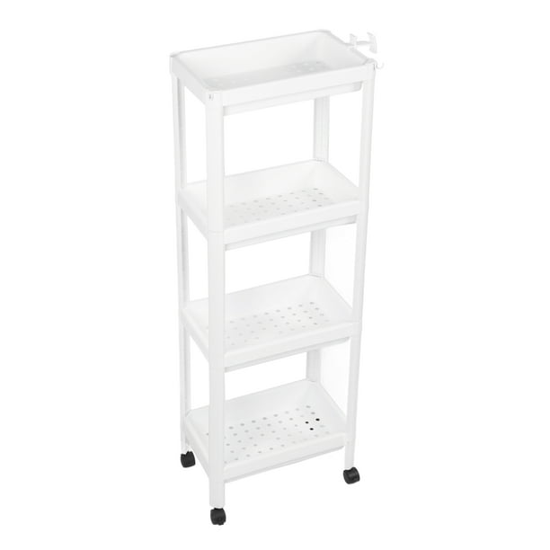 Organizador de estantes para baño, estante de torre de baño, estantes de plástico para baño, estante de almacenamiento para baño, tecnología avanzada
