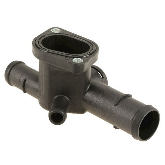 Coolant Outlet Flange with Gasket - Compatible with 2011 - 2015 Volkswagen Jetta (with Automatic Transmission) 2012 2013 2014