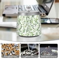 thumbnail image 6 of Yayeee Ashtray with Lid for Cigarette Smokeless Stainless Steel Home Ash Holder, Green Leafy Pattern, 6 of 7