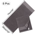thumbnail image 7 of PiccoCasa 6 Pack Cotton Soft Hand Towel Set 14" x 30"for Bathroom Taupe Gray, 7 of 7