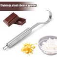 thumbnail image 5 of VBXOAE Stainless Steel and Food Grade Plastic Cheese and Chocolate Scraper Grater Tool for Baking, Dough Flattening Dishwasher Safe,Stable ,Easy Grip Handle, 5 of 5