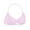 Pink, variant on Bras for Women, Plus Size Wireless Bralette, Halter Full Coverage Pull-On Stretchable Lightweight Comfort Bra