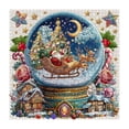 thumbnail image 2 of Rompecabezas de bolas de cristal navideñas, juegos educativos, vacaciones navideñas, rompecabezas de bolas de nieve para amigos, adultos, regalo, sala, 2 of 8