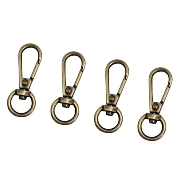 4 Pieces Stainless Steel Keychain Bulk Swivel Snap Rings And Slide