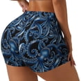 thumbnail image 1 of Fotbe Octopus Shorts Sin Costuras – Shorts Deportivos de Cintura Alta para Mujer, Elásticos para Gimnasio, Yoga, Running o Ciclismo-Large, 1 of 8