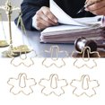 thumbnail image 4 of Shaped Paper Clips, Fun Paper Clips Flower Shaped Cute Electroplating Office Supplies Metal Material  For Home For Daily Use, 4 of 8