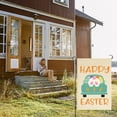 thumbnail image 3 of Outdoor Bunny Decor Easter, Easter Garden Sign 12x18 Inch Spring Garden Outdoor Sign Personalized Easter Decorations Double Sided Easter Yard Decoration Gift, 3 of 7