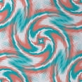 thumbnail image 2 of CafePress - Coral Teal Swirl - Polyester Tote Bag 16"x16", 2 of 5