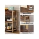 thumbnail image 4 of 31.9-pulgada consola mesa con almacenamiento y cajones, rustic brown, para behind couch, sala de estar, foyer, dormitorio, 4 of 5
