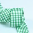 thumbnail image 1 of 6mm Wide Lattice Plaid Ribbons Bow Ribbon Gift Wrapping Polyester Ribbon Handmade DIY Accessories,50 Yards Color 17, 1 of 5