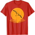 thumbnail image 1 of Flying Bird in Sunset Albatross Bird Flying Albatross T-Shirt, 1 of 2