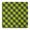 Green And Black, variant on Yellow and Black Checkered Pattern Square Fitted Tablecloth with Elastic Edge, Washable Table Cover for Home Kitchen Party and Daily Decor 34"x34"