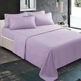 thumbnail image 1 of 300 Thread Count 100% Egyptian Cotton 4-Piece Bed Sheet Set (1 Flat, 1 Fitted Sheet, 2 Pillow Covers) 27 Inches Deep Pocket Solid, 1 of 6