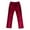 Red, variant on JHLZHS Brown Pants Autumn and Winter New Solid Color Casual Pants Mens Linen Pants Cropped Mens Cargo Pants Black Baggy