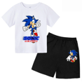 thumbnail image 3 of Conjunto de 2 camisetas y pantalones cortos para niños, Sonic Game, para niños y niñas, de verano, de manga corta, informales, para niños y bebés, 3 of 5