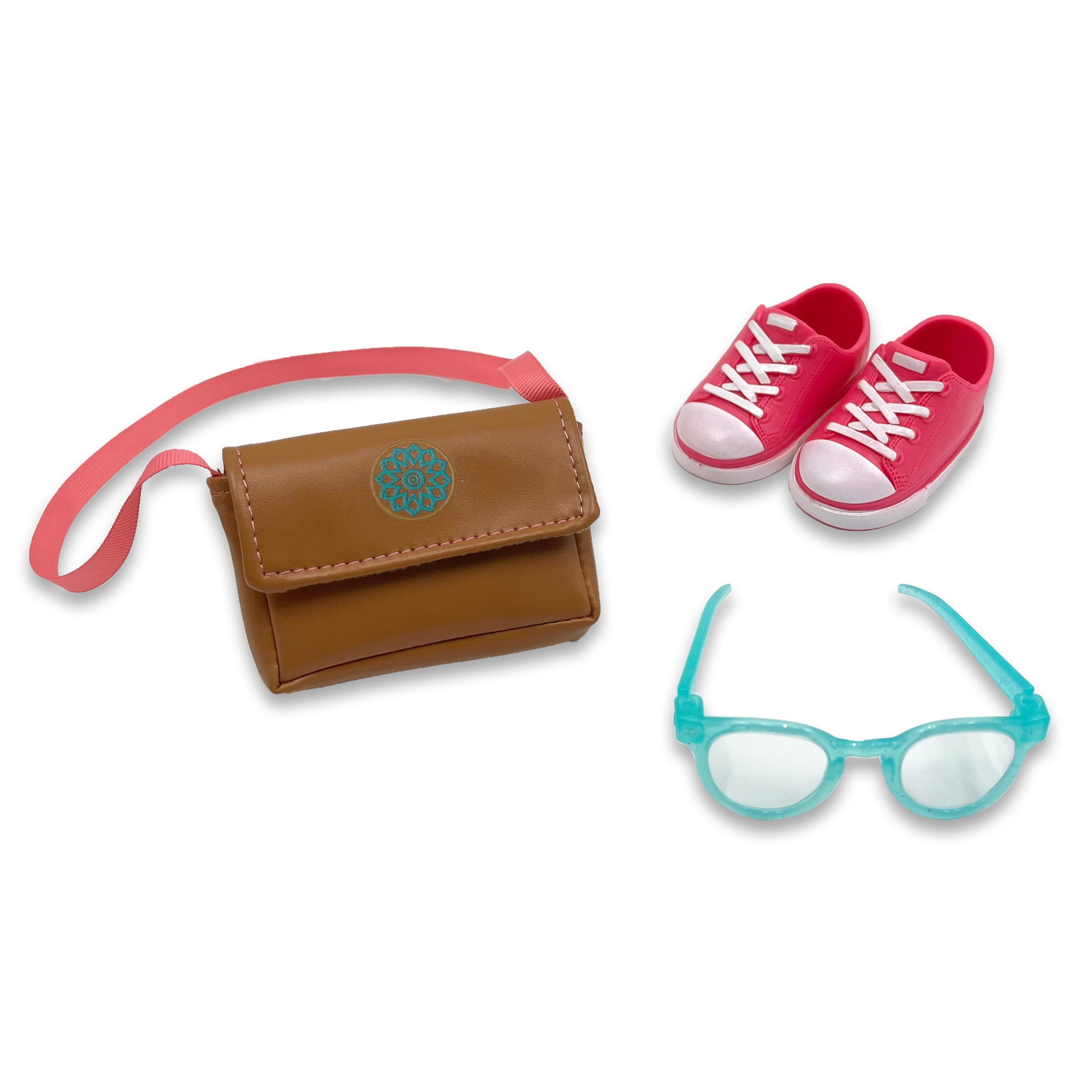 My Life As Pink Sneakers and Blue Sunglasses Accessories Bundle