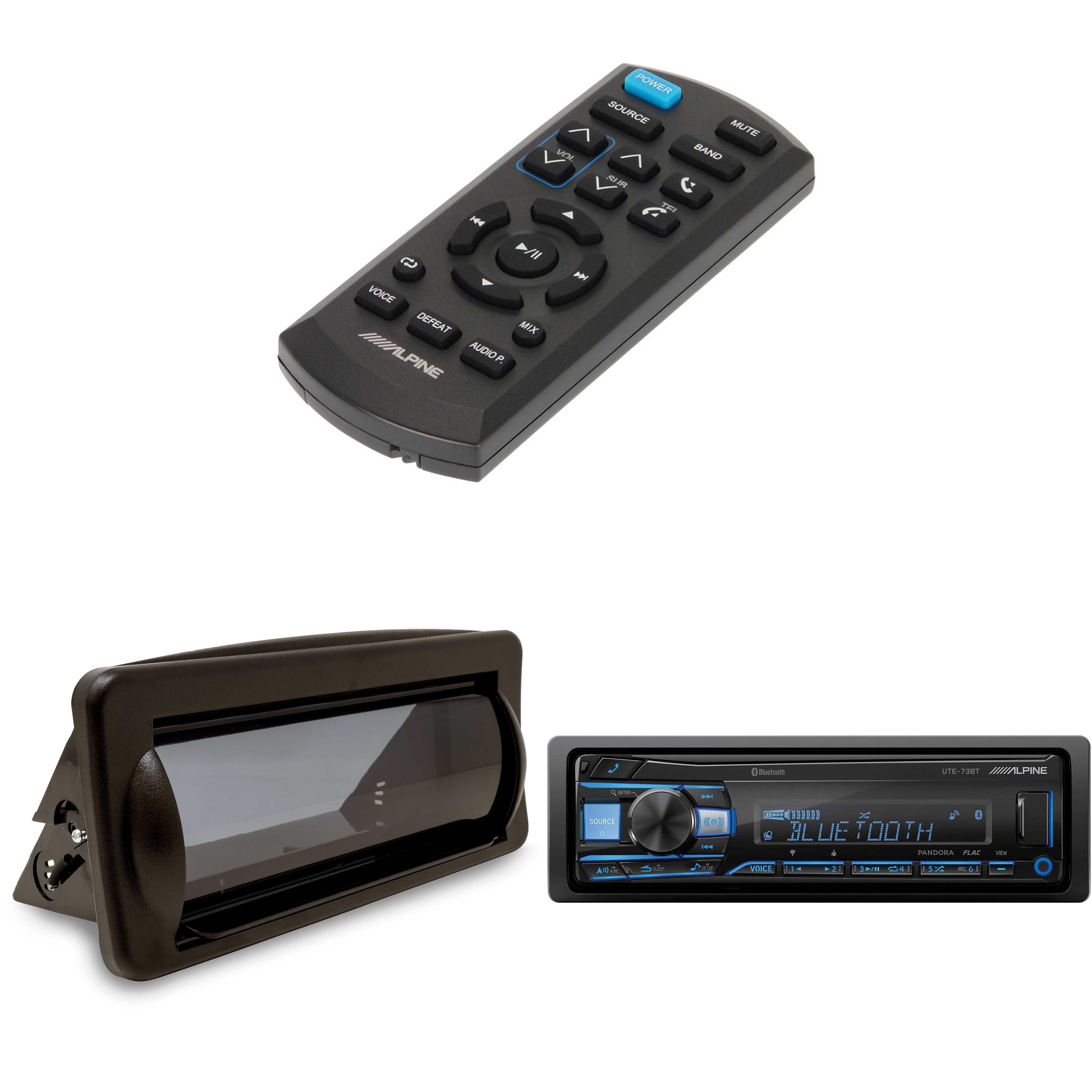 Alpine UTE-73BT Digital Media Bluetooth Car Stereo Receiver w/USB+
