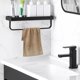 thumbnail image 5 of Toalla de baño de algodón absorbente para adultos | Toalla suave y cómoda para la cara y las manos | Secado rápido altamente absorbente | Multiusos para baño, gimnasio, spa, viajes | 13,7 x 29,5, 5 of 5