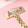 thumbnail image 3 of Fob Watch for Nurses Hanging Fob Watch Rose Gold Safety Pin Design 1Set, 3 of 7