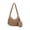 Khaki, variant on Women's Puffer Shoulder Bag Quilted Padded Large Capacity Lightweight Crossbody Handbag with Small Zippers Makeup Purse