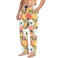 thumbnail image 2 of Men's Pajama Pants Skull Head Hand Drawn Cotton Long Sleepwear Lounge Pants M, 2 of 7