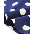 thumbnail image 6 of Allegra K Women's Polka Dots Overall Flared Adjustable Straps Suspender Skirts, 6 of 6