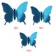 thumbnail image 1 of Calcomanías decorativas de insectos Jumpingount 3D para pared Azul 48pcs, 1 of 6