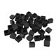 thumbnail image 2 of Silla Patas Plastico Esconde Final Tapa Tubo Cuadrado Introduzca Negra 20mmx20mm 200Unids, 2 of 8