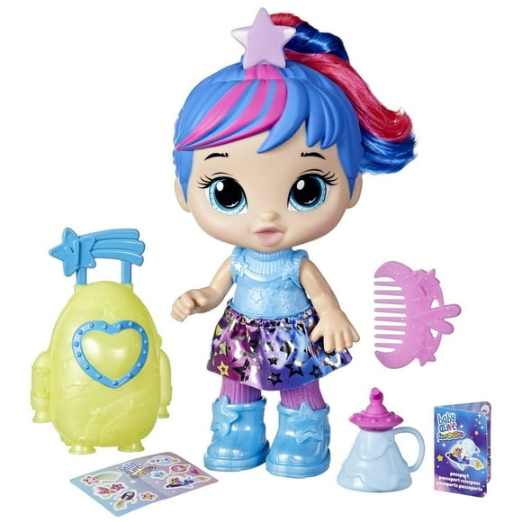 Baby Alive Star Besties Doll, Stellar Skylar, 8-inch Space-Themed Baby Alive Doll Toy with Accessories for Kids 3 and Up