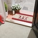 thumbnail image 5 of Felpudo de San Valentín | Felpudo antideslizante con diseño de gnomo y corazón para puerta de entrada | Alfombra de entrada para interior y exterior | 40 x 60 cm, 5 of 8