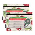 thumbnail image 5 of FORMRS 2 Pack Pencil Pouch for 3 Ring Binder with Clear Window Zipper Case, Watercolor Cherry, 5 of 6