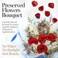 thumbnail image 5 of Glamour Boutique Preserved Flowers Bouquet - Forever Flowers Roses in a Box with Hydrangeas & More, Gift Ready for Anniversary, Birthday, Valentine's Day, Mother's Day, Lasting 1-3 Years - Orange, 5 of 5