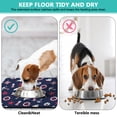 thumbnail image 4 of Sailor Mariner Seashell Sailing Dog Food Mat – Maritime Beach Pet Feeding Mat 12x20, Non-Slip, Absorbent, Quick Dry, Waterproof, Easy Clean, 4 of 7