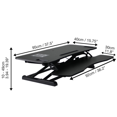 thumbnail image 4 of AnthroDesk Ergospring Standing Desk Converter - Extra Wide, 4 of 10