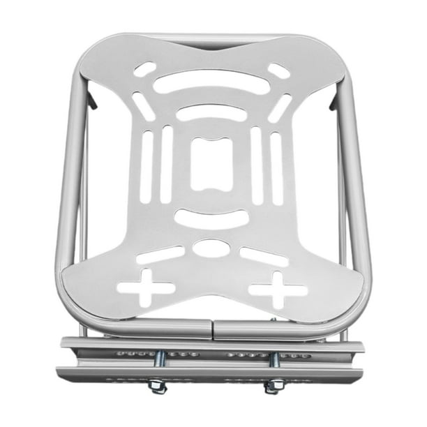 Soporte de maletero para bicicleta eléctrica, extensión de estante, portaequipajes trasero Blanco