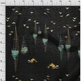 thumbnail image 4 of oneOone Polyester Spandex Black Fabric Tropical Bach Sewing Craft Projects Fabric Prints By Yard 56 Inch Wide, 4 of 4