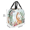 thumbnail image 2 of KLL Animals-1 Print Insulated Lunch Bag Women, Reusable Cute Tote Lunch Box for Adult & Men, Leakproof Cooler Lunch Bags for Work Office Travel Picnic, 2 of 6