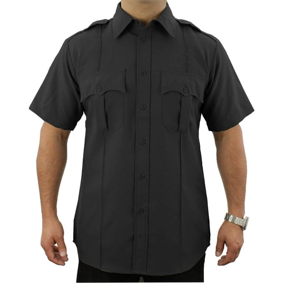First Class 100% Polyester Short Sleeve Uniform Shirt