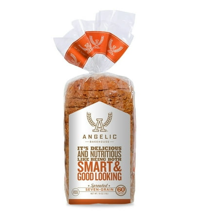 Angelic Bakehouse Seven-Grain Sprouted Bread, 16 Oz (Pack of (Best Sprouted Grain Bread)