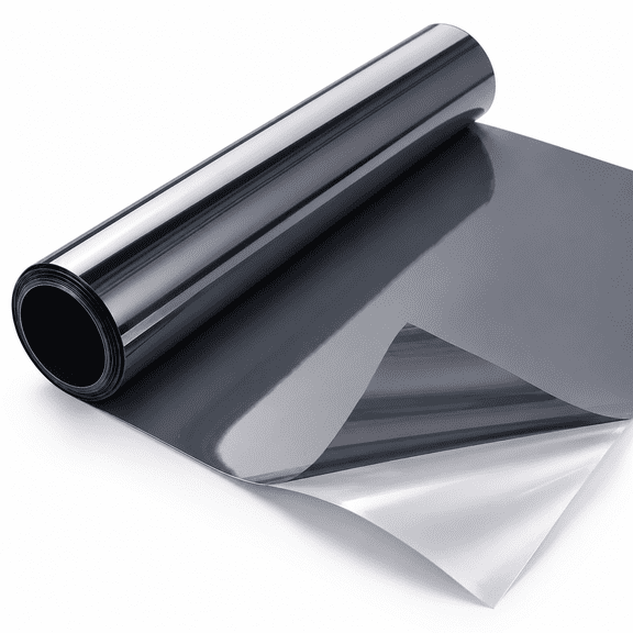 One Way Privacy Window Film Reflective Window Film See Out Not in Window Film Sun Blocking Heat Control Anti UV Non-Adhesive Static Cling for Home Office,17.5 Inch X 13.1 Feet