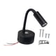 thumbnail image 5 of Luz de RV,Luz de lectura LED regulable de 12 V para interiores de caravanas,Puertos USB para caravanas - Interruptor táctil de luz junto a la cama,Lámpara de lectura LED de 12V y 24V,foco, 5 of 8