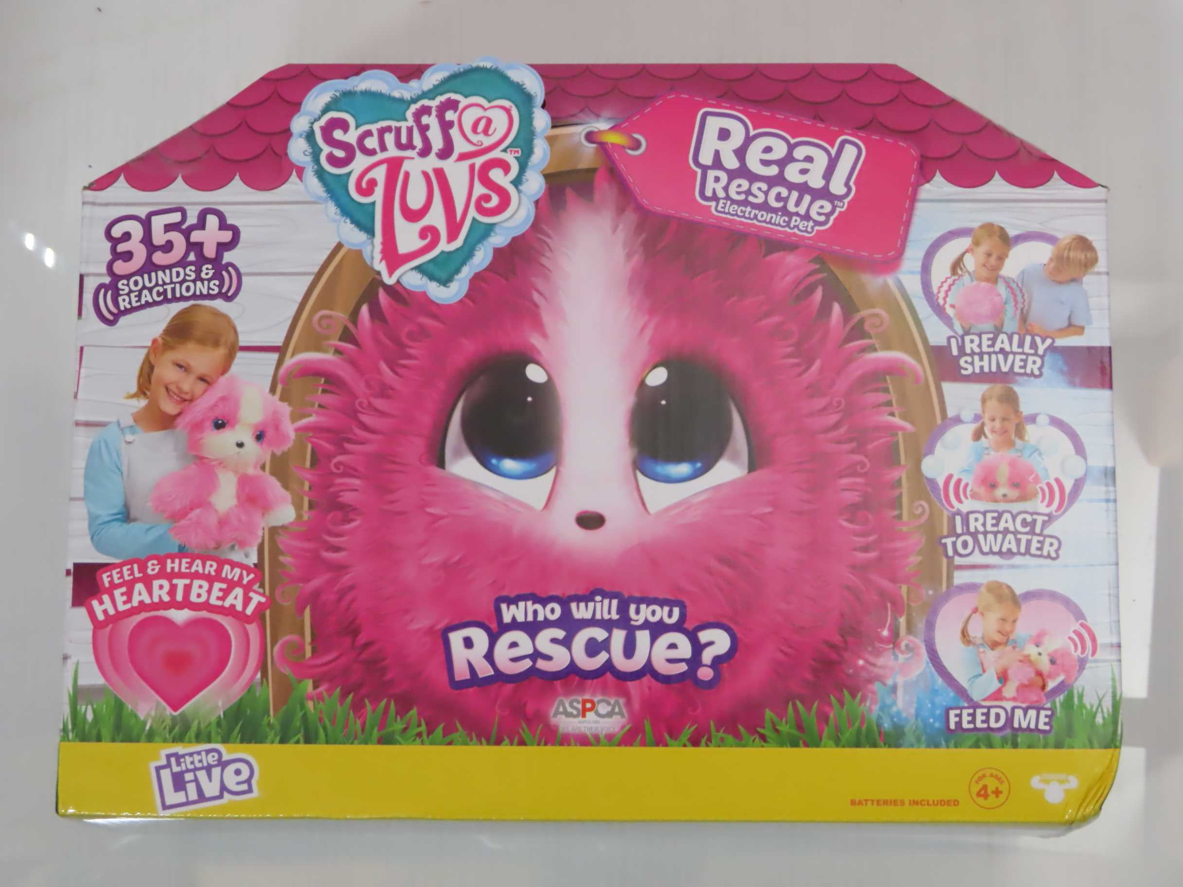 Scruff a Luvs Real Rescue Aqua toy brand new in box Surprise Interactive Pet 