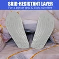 thumbnail image 7 of Personal Touch Non-Binding Loose Fit Sock - Non-Slip Diabetic Socks for Men and Women - Quarter/Ankle Length 3Pk (13-15, White), 7 of 7